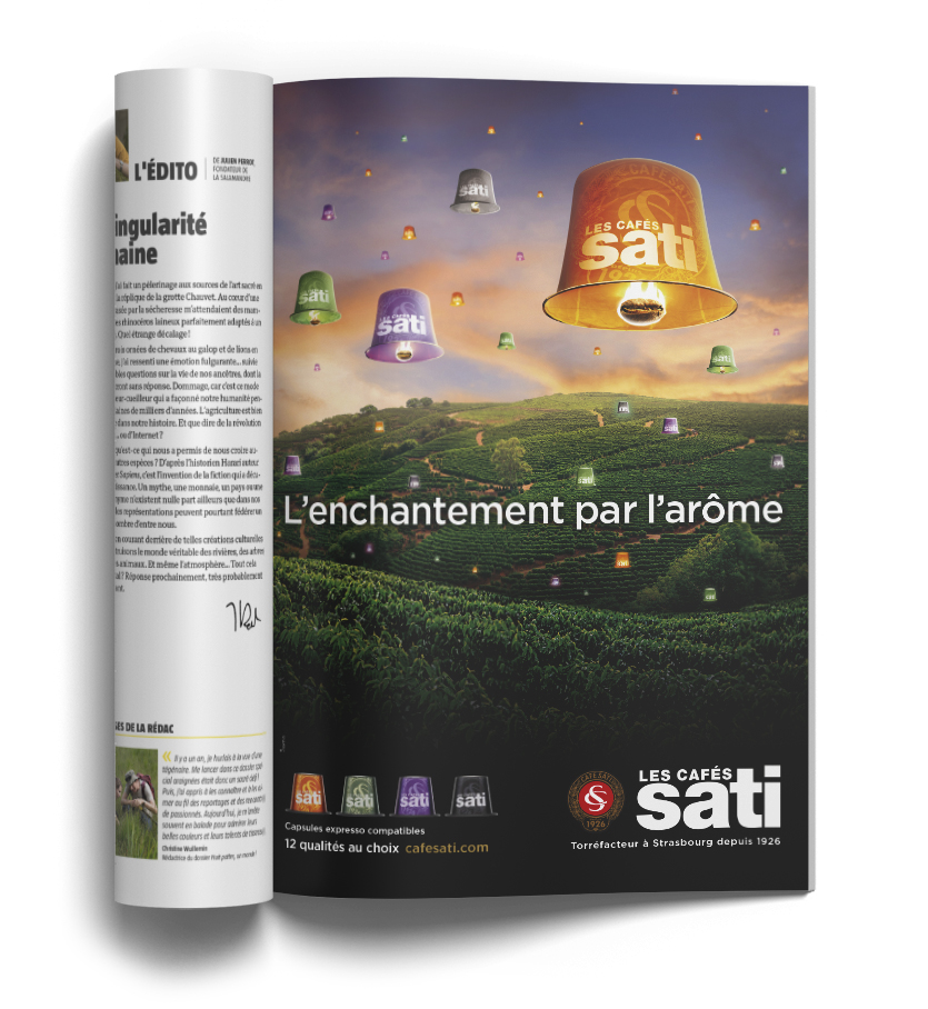 annonce-presse cafés Sati