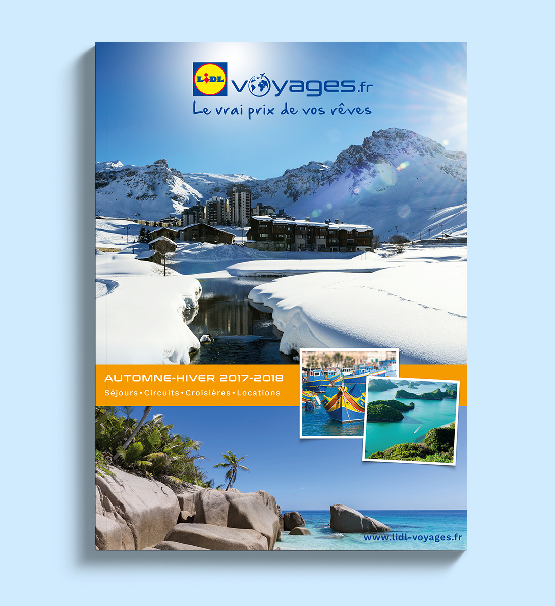 couverture catalogue Lidl Voyages